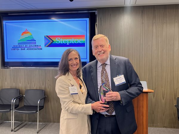 Ellen Jakovic and Paul Smith